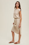 Sylvia Striped Midi Dress