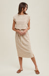 Sylvia Striped Midi Dress