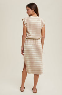 Sylvia Striped Midi Dress