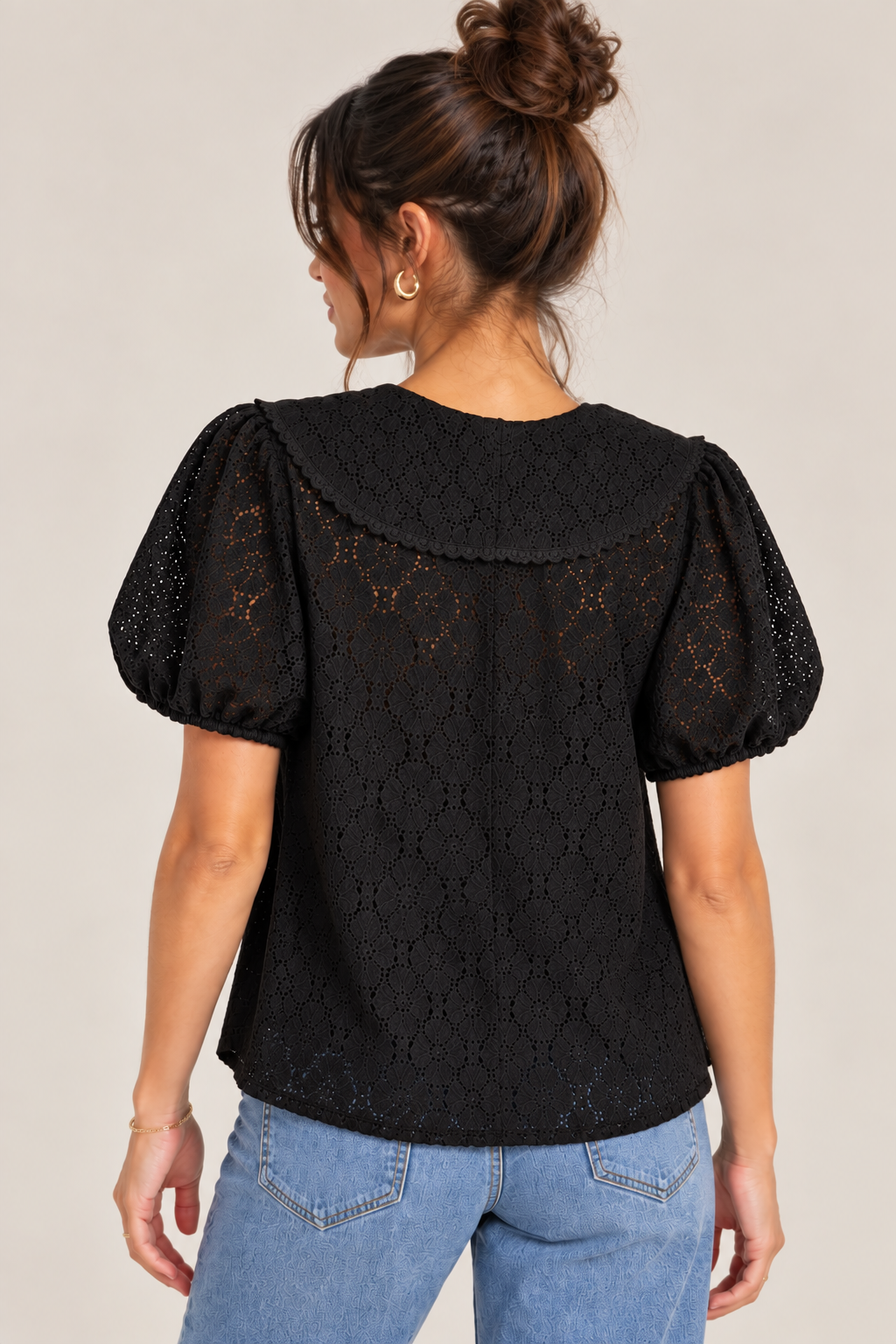 Zuri Collar Top