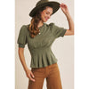 Jennifer Peplum Top