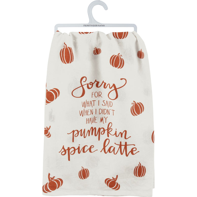 Pumpkin Spice Latte Towel