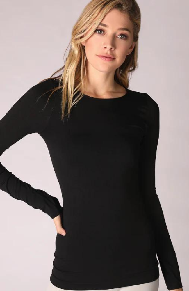 Long Sleeve Crew Neck Top