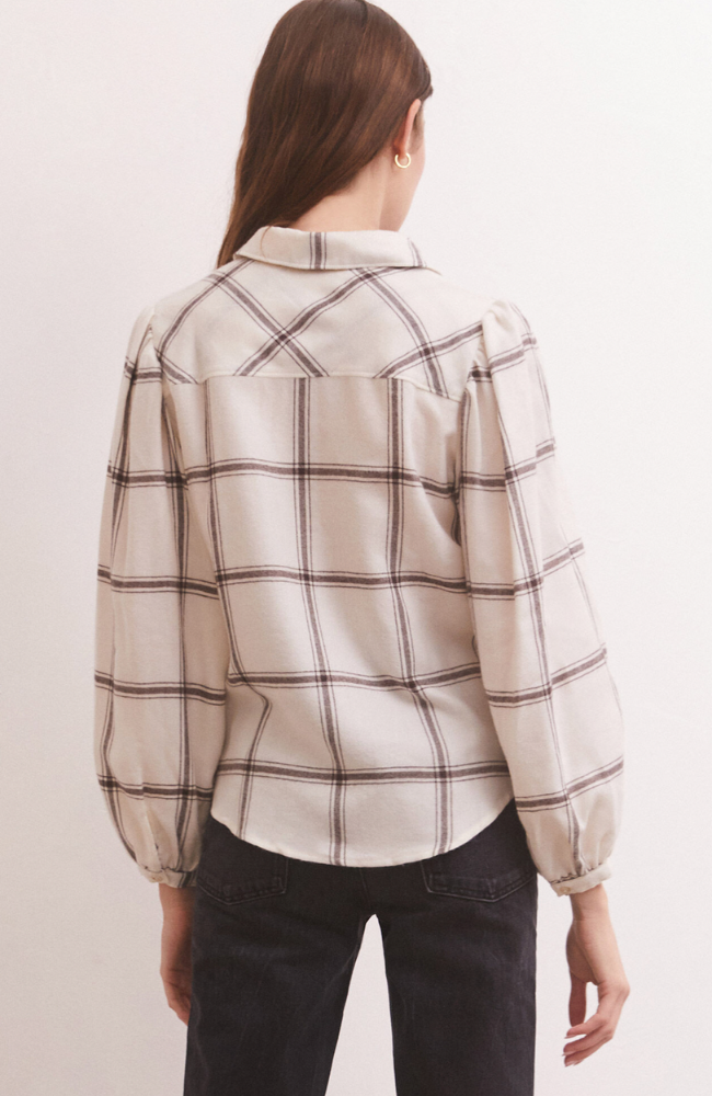 Overland Plaid Blouse