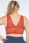 Curvy Padded Lace Bralette