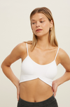 Ribbed Seamless Bralette with Detail