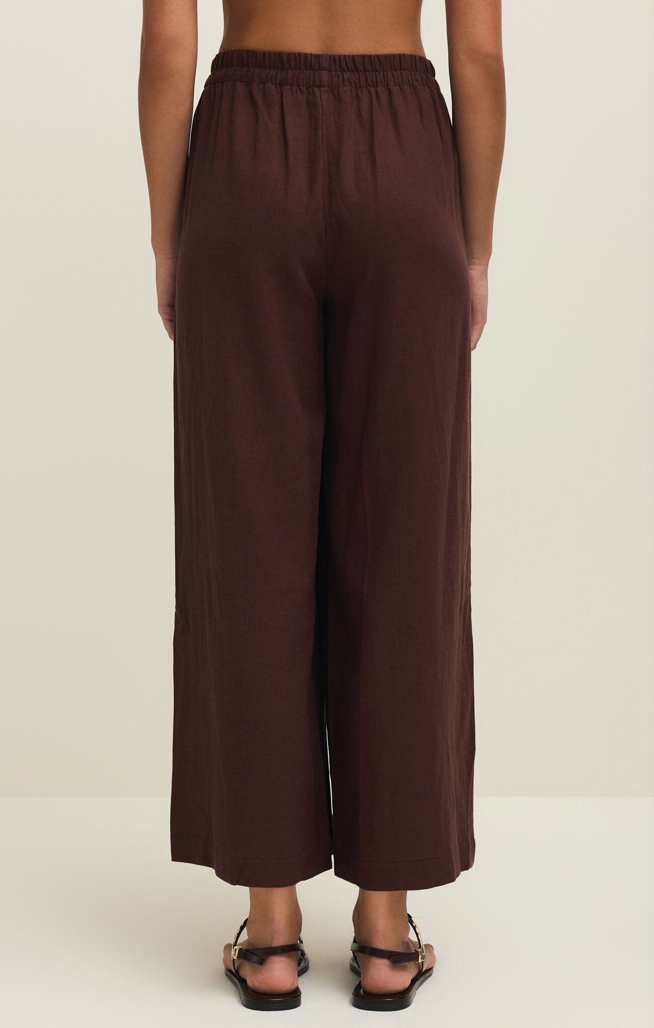 Scout Linen Pant Chocolate Cherry
