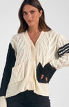 Color Block Cardigan