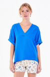 Jailee Top in Skydiver Blue