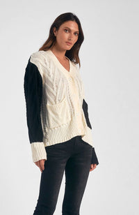 Color Block Cardigan