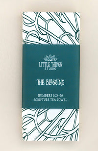 The Blessing Scripture Tea Towel (ESV) — Numbers 6