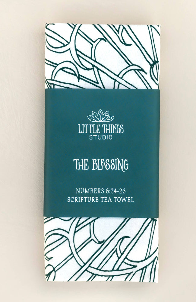 The Blessing Scripture Tea Towel (ESV) — Numbers 6