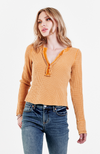 Luna Thermal Placket Top