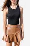 Sheltie Black Sleeveless Top