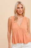 Burnt Orange Swing Top