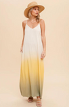 Ombre Dip Dye Maxi Dress