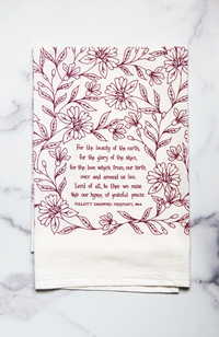 For The Beauty Tea Towel