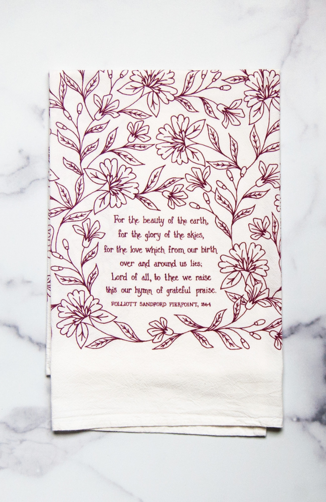 For The Beauty Tea Towel