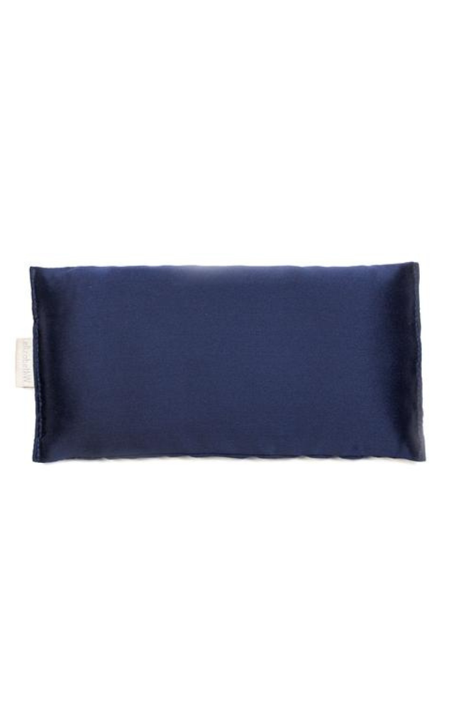 Navy Silk Eye Pillow