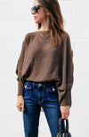 Charley Smocked Cuff Top