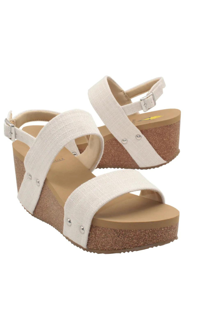 Summerlove Linen Strap Sandals