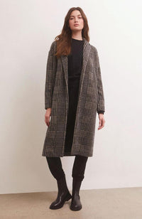 Mason Houndstooth Knit Coat