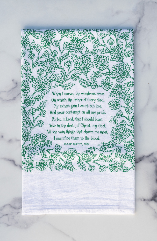 When I Survey Towel