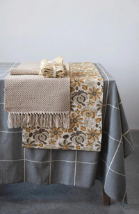 Woven Jute & Cotton Table Runner