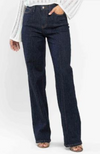 Seam & Dart Wide Leg Jeans