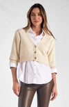 Two Piece Button Down With Cardigan
