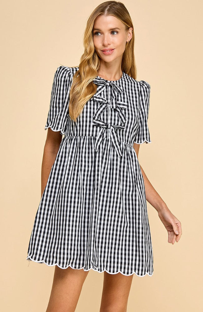 Leanna Gingham Dress