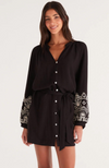 Malia Embroidered Mini Dress
