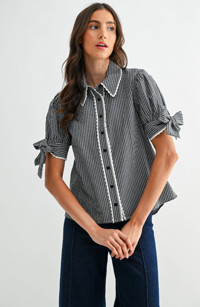 Barbara Stripe Top