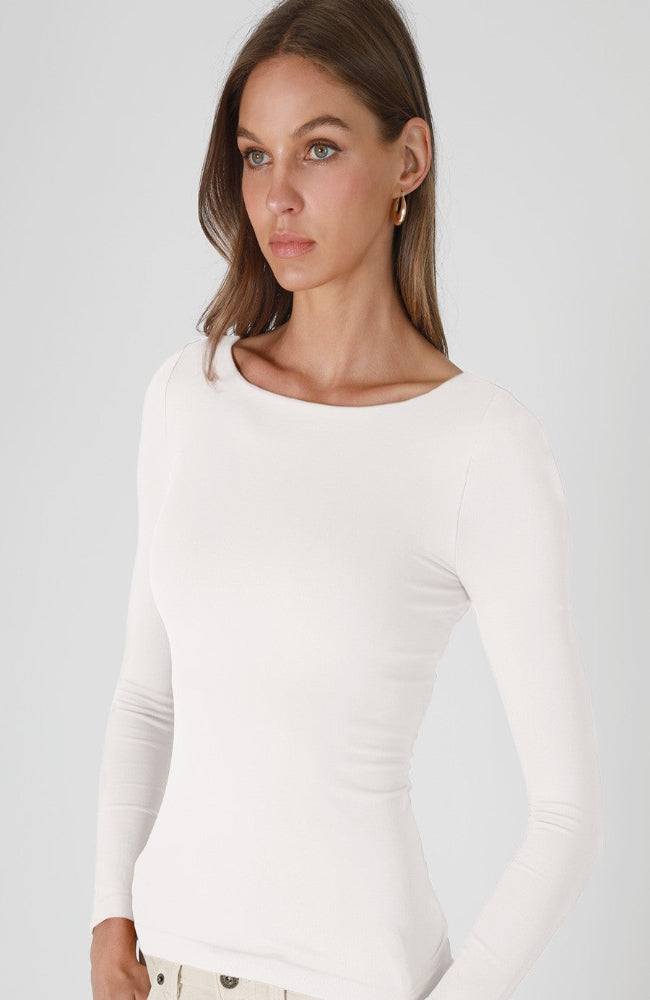Boat Neck Layering Top