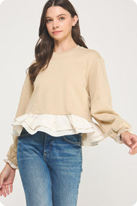 Iris Contrast Top