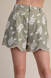 Zaria Embroidered Shorts