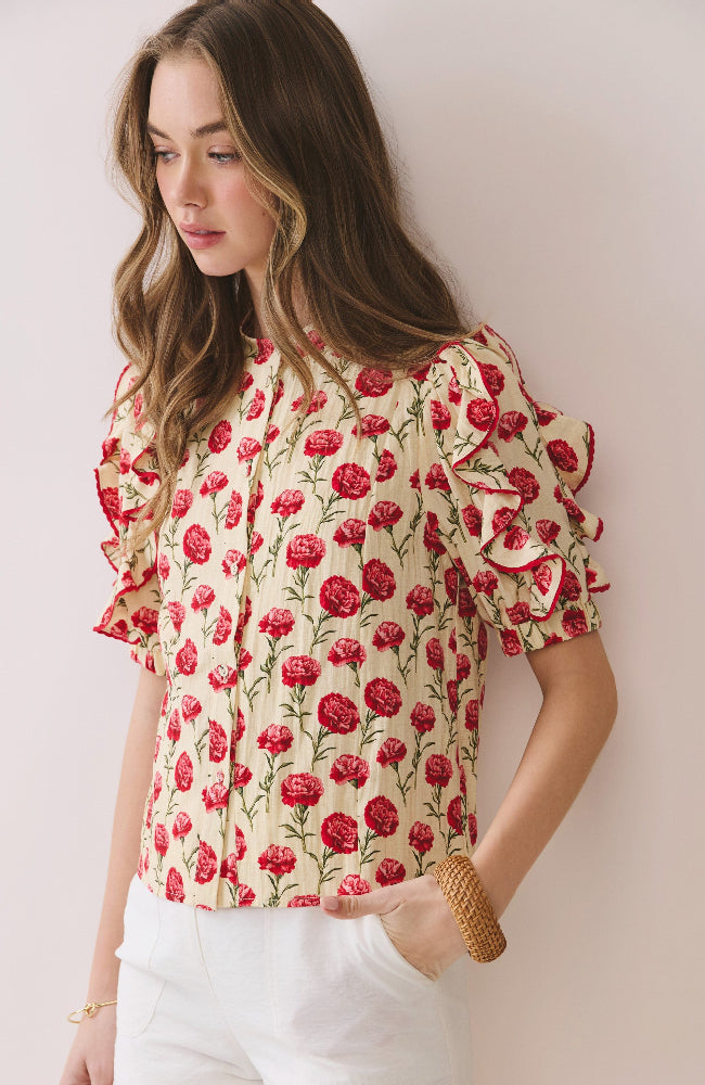 Calypso Floral Top