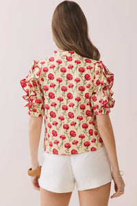 Calypso Floral Top