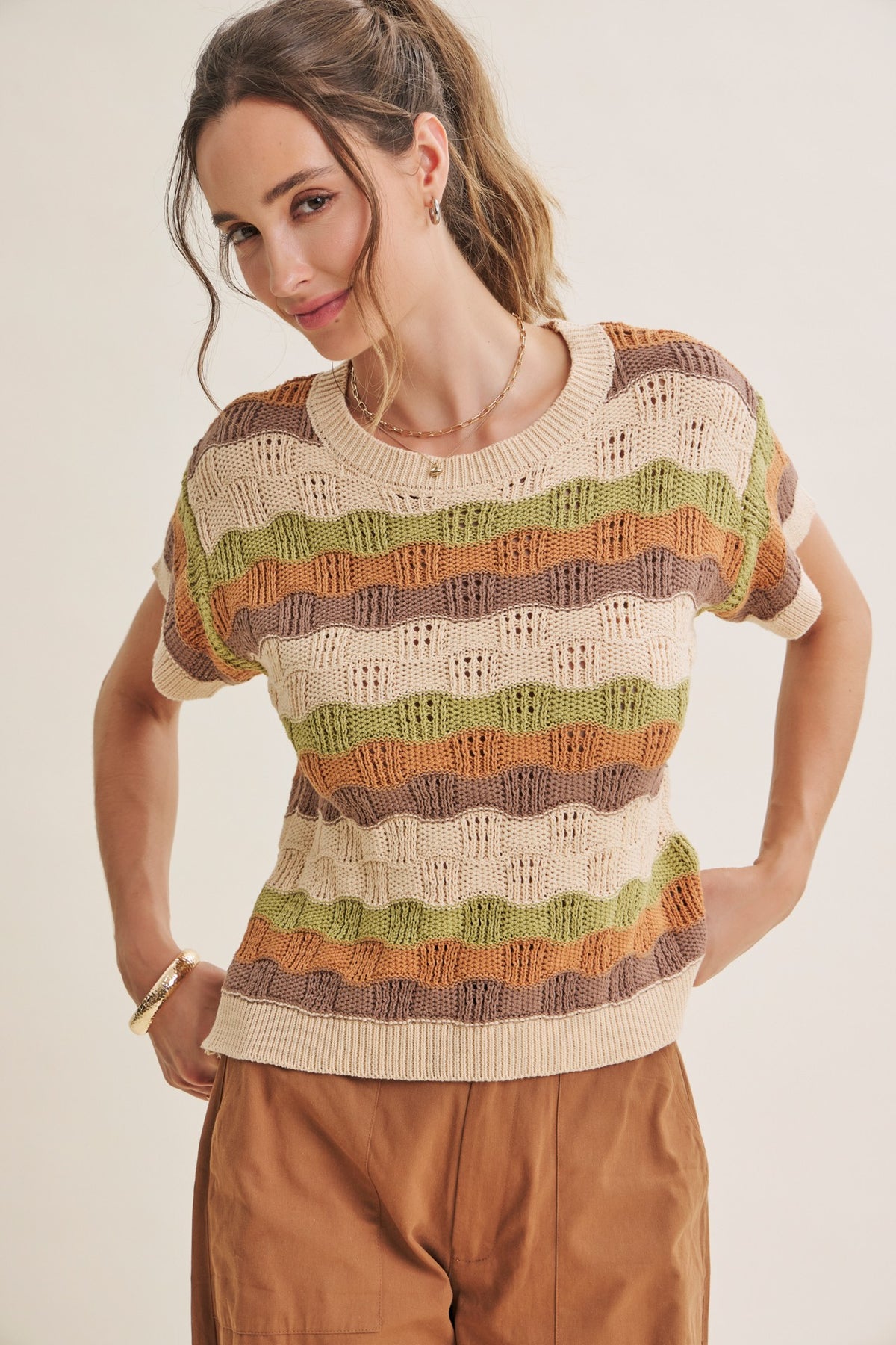 Sunlit Stripe Sweater