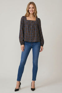 Madison Plaid Top