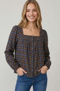 Madison Plaid Top