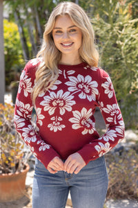 Elizabeth Floral Sweater