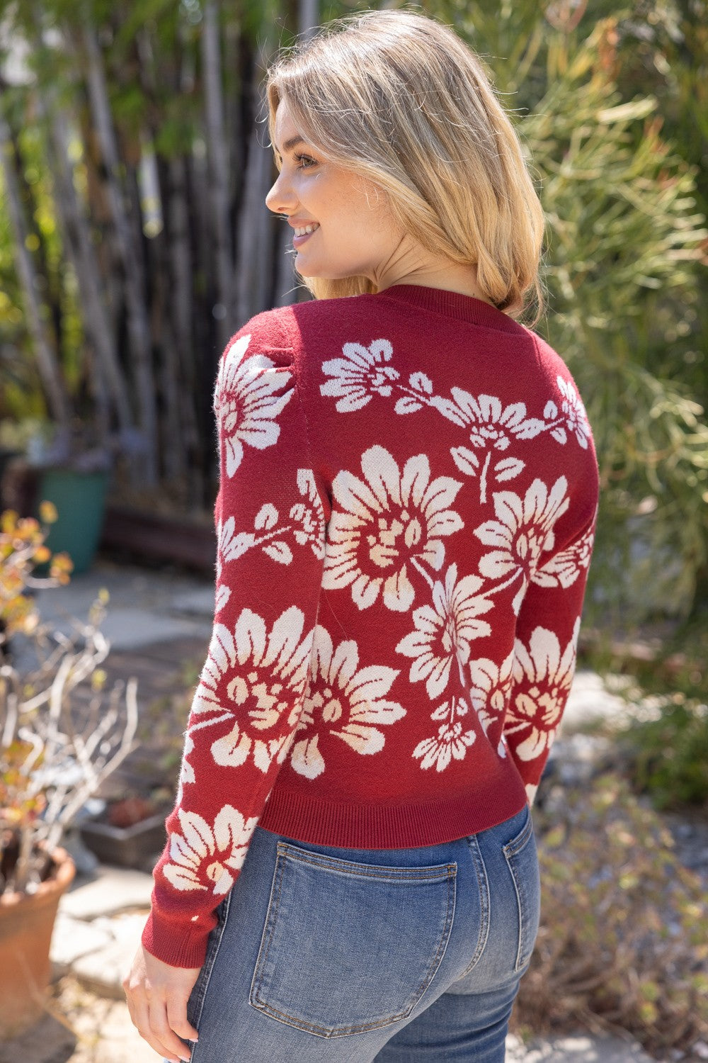 Elizabeth Floral Sweater
