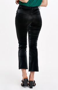 Jeanne Pants Black Embossed