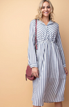 Sally Stripe Midi Dress