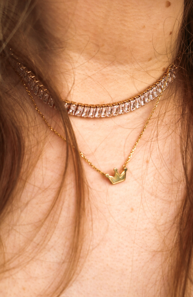 Crown Dainty Necklace