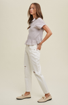 Mist Smocked Top