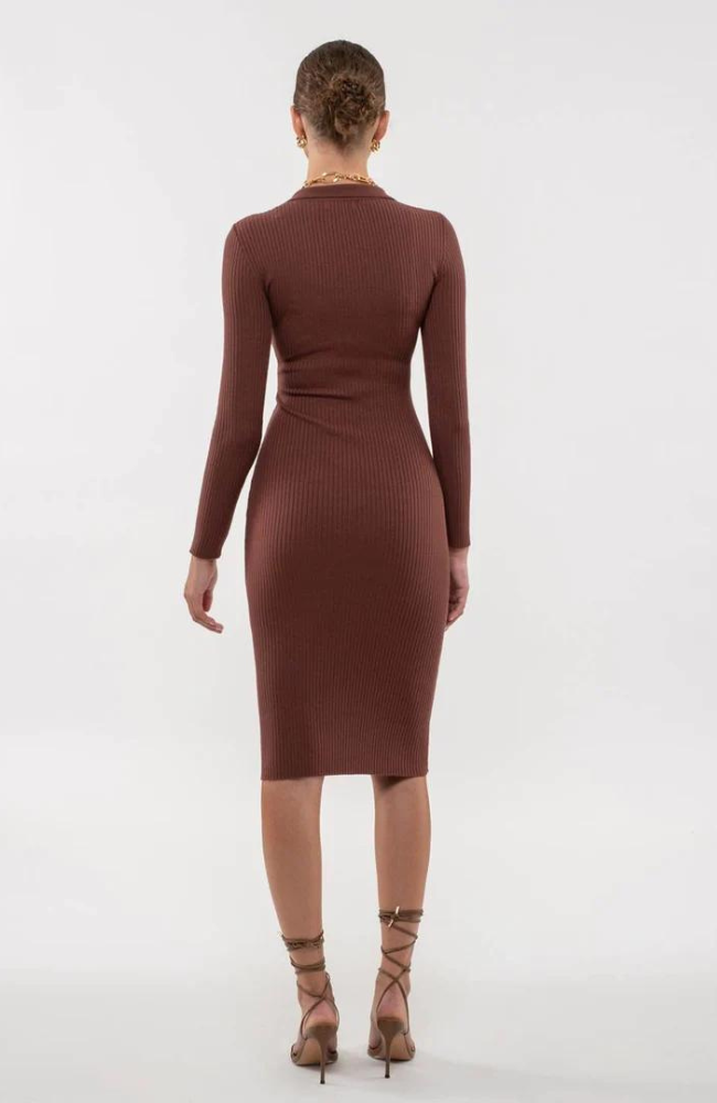 Camille Ribbed Dress