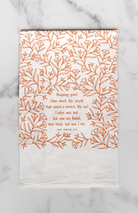 Amazing Grace Tea Towel