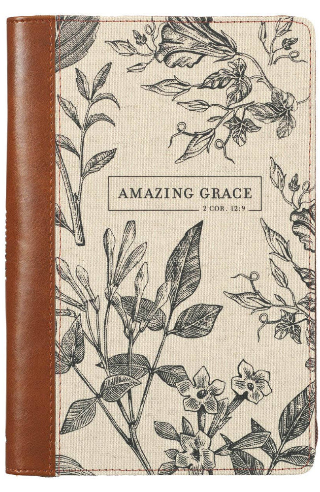 Amazing Grace Canvas Journal